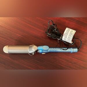 BaByliss Silver and Blue Curling Iron